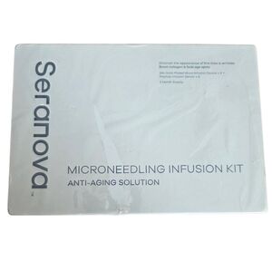 Seranova Microneedling Infusion Kit Anti-Aging Solution 3 Month Supply NEW!